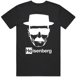 Heisenberg-white Design-for Black T Shirt