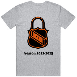 Nhl Lockout 2012-2013 Sports Grey T Shirt