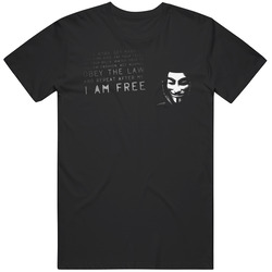Repeat After Me I Am Free V Anon T Shirt Repeat After Me I Am Free V Anon T Shirt