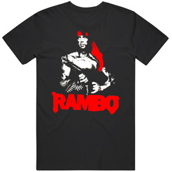 Rambo War Hero Movie T Shirt