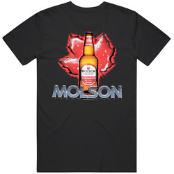 Molson Canadian Maple Leaf Beer T Shirt