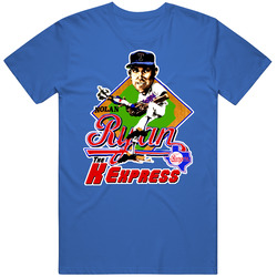 Nolan Ryan Retro Baseball Caricature T Shirt