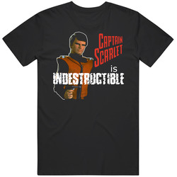 Captain Scarlet Is Indestructible T Shirt Captain Scarlet Is Indestructible T Shirt