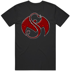 Strange Music Logo Red With Texture T Shirt Strange Music Logo Red With Texture T Shirt