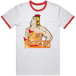 Red Rooster Retro Wrestling T Shirt