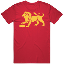Australia Brisbane Lions Red Footy Sport T Shirt