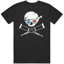 Jackass 3d Movie Skull Johnny Knoxville T Shirt Jackass 3d Movie Skull Johnny Knoxville T Shirt