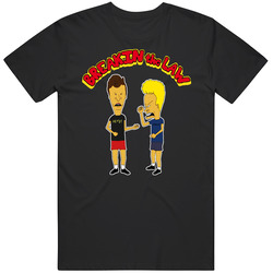 Mtv Beavis And Butthead Breaking The Law T Shirt Mtv Beavis And Butthead Breaking The Law T Shirt