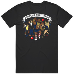 I Support The T Party Mr T Funny T Shirt