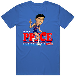 Mark Price Retro Basketball Caricature T Shirt