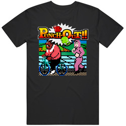 Punch Out Video Game Retro 80s T Shirt Punch Out Video Game Retro 80s T Shirt
