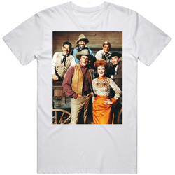 Gunsmoke Cast Retro Tv Show T Shirt