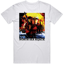Roger Moore North Sea Hijack Ffolkes Movie T Shirt Roger Moore North Sea Hijack Ffolkes Movie T Shirt