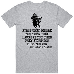 Gandhi Famous Quote T Shirt