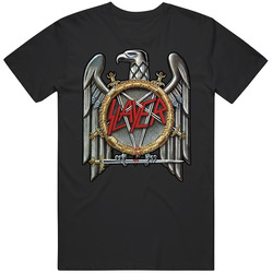 Slayer Retro 80's Rock Band Eagle Logo T Shirt Slayer Retro 80's Rock Band Eagle Logo T Shirt