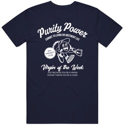 Purity Power Virgin Of The Week Byu Virginity Club Funny T Shirt