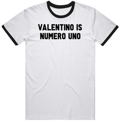 Valentino Is Numero Uno Arnold Number 1 Parody T Shirt Valentino Is Numero Uno Arnold Number 1 Parody T Shirt