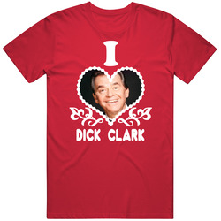 Dick Clark I Heart Tv Show Host Gift Pyramid Game Show T Shirt Dick Clark I Heart Tv Show Host Gift Pyramid Game Show T Shirt
