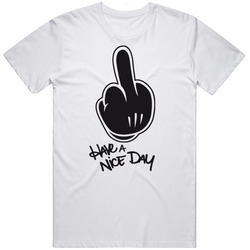 Have A Nice Day Mickey Mouse Middle Finger Disney Funny T Shirt