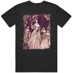 Resident Evil Village 8 Vampire Lady Dimitrescu And Daughters Medieval Aesthetic Artwork T Shirt