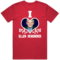 Ellen Degeneres I Heart Tv Show Host Gift Games Of Games T Shirt Ellen Degeneres I Heart Tv Show Host Gift Games Of Games T Shirt