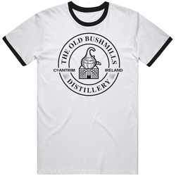 Bushmills Logo Irish Whiskey Cool Alcohol Drinking T Shirt