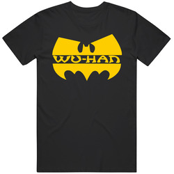Wu-han Clan Wutang Bat Man Mashup Funny T Shirt