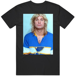 Ozzy Osbourne Mugshot Musician Rockstart Fan T Shirt
