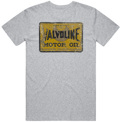 Valvoline Vintage Motor Oil Logo Cool Fan Mechanic Gift Worn Look T Shirt