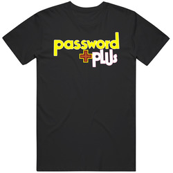 Password Plus Popular 70s 80s Tv Game Show Fan T Shirt Password Plus Popular 70s 80s Tv Game Show Fan T Shirt