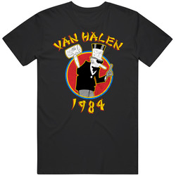 Van Halen 1984 Band Black T Shirt Van Halen 1984 Band Black T Shirt