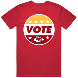 Kansas City Chiefs Fan Vote Presidential Election Campaign 2020 Patrick Mahomes T Shirts T Shirt