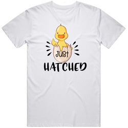 Just Hatched Duck Baby One Piece, Funny Newborn Baby Clothes T Shirt