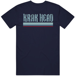 Krak Head Seattle Hockey Fan Gift T Shirt