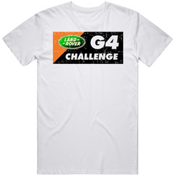 Land Rover G4 Challenge Automobile Car Truck Motorcycle Auto Parts Cool Distressed Style Brand Logo Emblem T Shirt