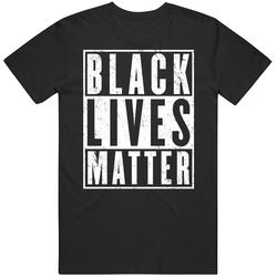 Black Lives Matter Civil Rights Awareness Worn Look T Shirt