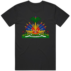 Haiti Haitian Coat Of Arms T Shirt