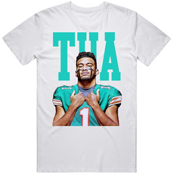 Tua Tagovailoa Qb Draft Pick Fins Miami South Beach Football T Shirt