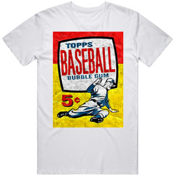 Topps Pro Baseball Distressed Gum Cards Stickers T Shirt Topps Pro Baseball Distressed Gum Cards Stickers T Shirt