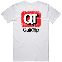 Quiktrip Cool Convenience Store Pop Culture Worn Look Secret Santa Christmas Gift T Shirt