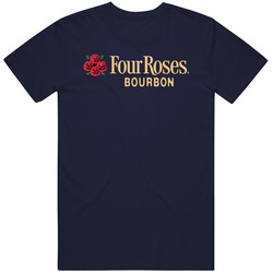 Four Roses Bourbon Logo Alcohol Drinking Gift T Shirt Four Roses Bourbon Logo Alcohol Drinking Gift T Shirt