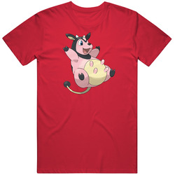 Miltank Pokemon Video Game A Pig In T Shirt