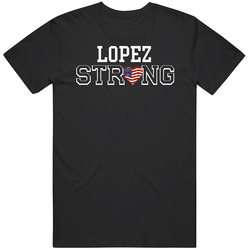 Lopez Strong American Pride Family Last Name Cool T Shirt