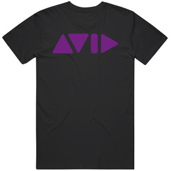 Avid Technology Pig In  Logo T Shirt