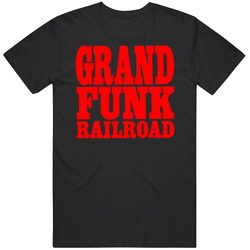 Grand Funk Railroad Logo 12 T Shirt