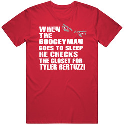 Tyler Bertuzzi Boogeyman Detroit Hockey Fan T Shirt