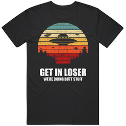 Get In Loser 1 Hitam T Shirt