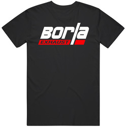 Borla Performance  Raceing Mufflers Exhaust Systems Log Blacjk T Shirt