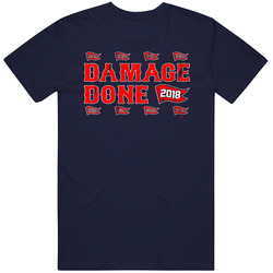 Red Sox World Series Baseball Champions Distress Damage Done T Shirt