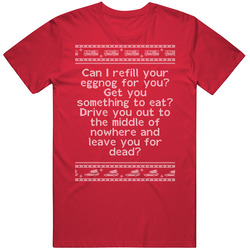 Leave You For Dead National Lampoons Christmas Vacation Quote Clark Knit T Shirt
